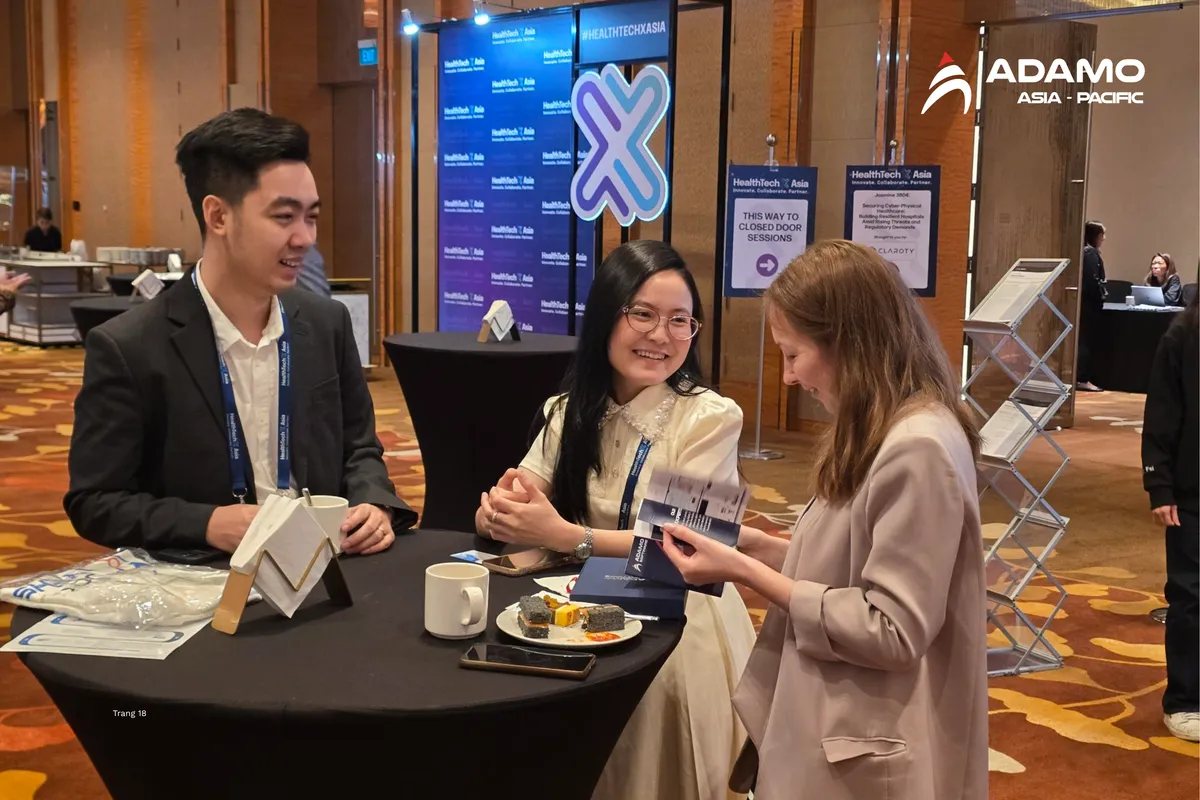 Adamo at Health Tech X Asia 