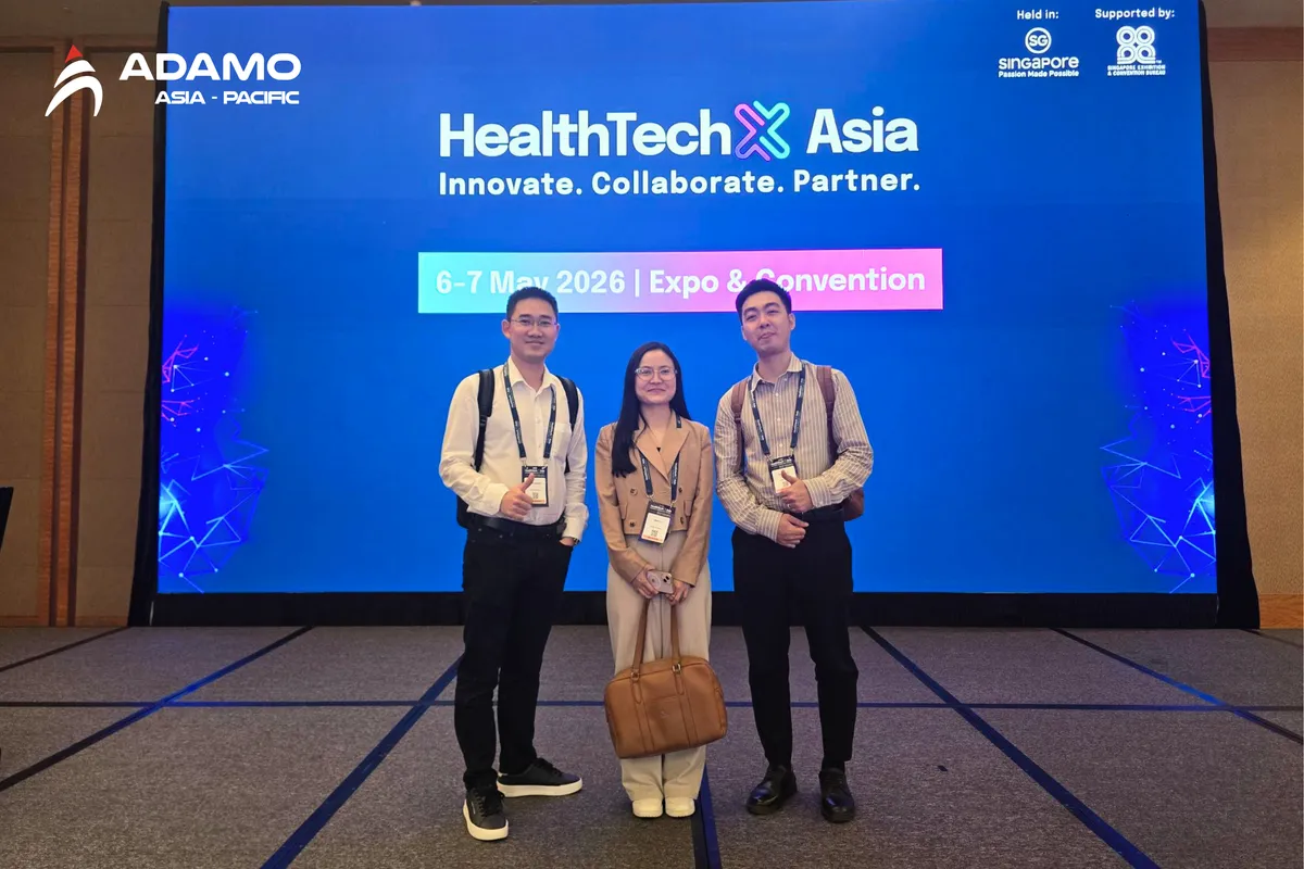 Adamo APAC at HealthTechX Asia 2026 in Singapore 
